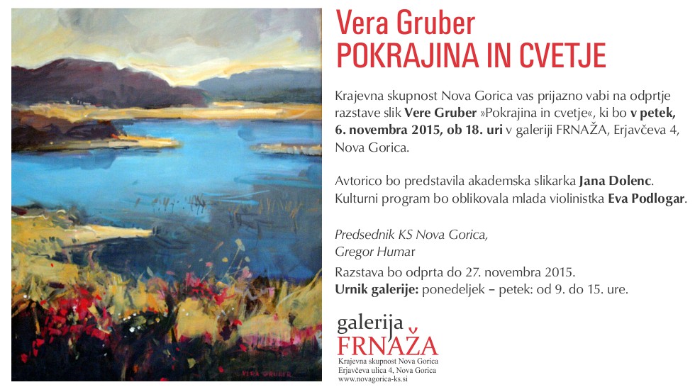 Vabilo Vera Gruber